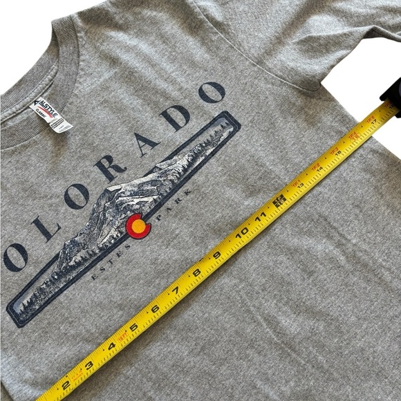 Gray Colorado Long Sleeve Shirt, Youth Small - Picture 6 of 8